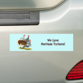 Rare Turkey Kwartet Bumpersticker (Op auto)