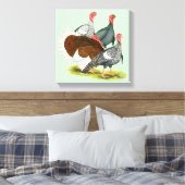 Rare Turkey Kwartet Canvas Afdruk (Insitu (Slaapkamer))
