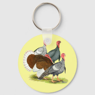 Rare Turkey Kwartet Sleutelhanger