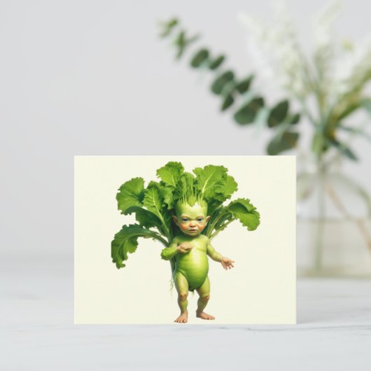 Rare Vegetable Baby Briefkaart (Staand voorkant)