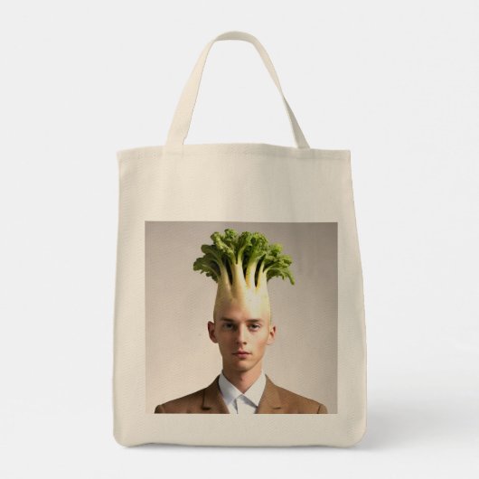 Rare Vegetable Dude Canvas tas (Achterkant)
