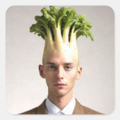 Rare Vegetable Head Guy Sticker (Voorkant)