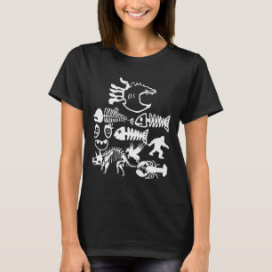 Rare vis voedselketen t-shirt