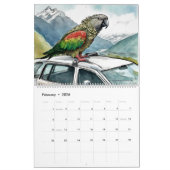 Rare vogels kunstkalender kalender (Feb 2026)