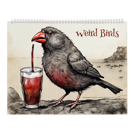 Rare vogels kunstkalender kalender (Hoes)