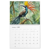 Rare vogels kunstkalender kalender (Jan 2027)