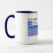 rare wachtrij mok (Links)