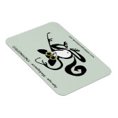 Rare wildlife - Hand getrokken AYE-AYE - Magneet (Rechterzijde)