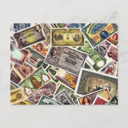 RARE WORLD BANKNOTES BRIEFKAART (Voorkant)