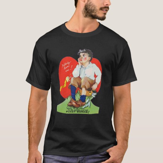 Rare Worm Jongen Valentijn T-shirt (Voorkant)