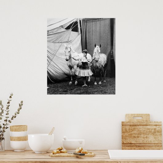 Rareback Girl: 1904 Poster (Keuken)