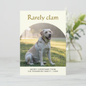 Rarely Christmas Candle Glow | Warm Pet Christmas Feestdagenkaart (Staand voorkant)
