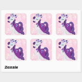Rarity Princess Platinum Square Stickers (Vel)