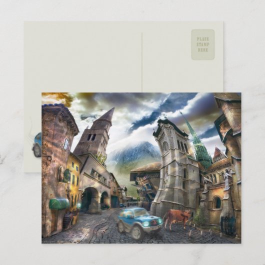 Raro Pueblo Briefkaart (Voorkant / Achterkant)