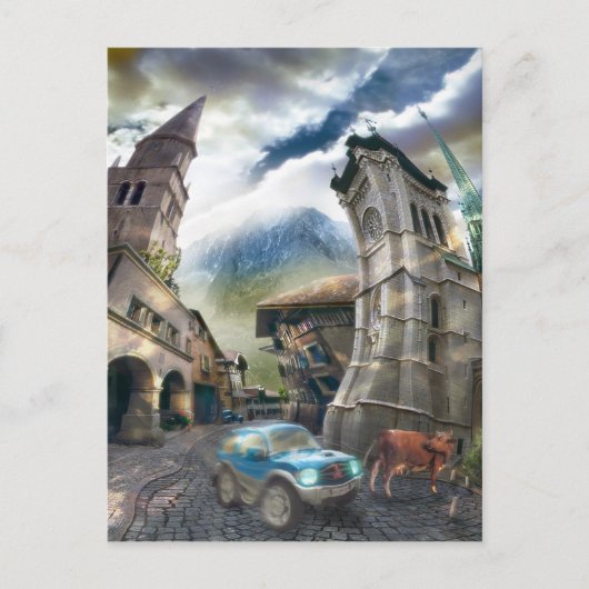 Raro Pueblo (fragment) - Briefkaart (Voorkant)