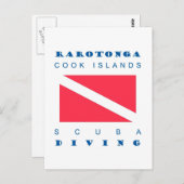 Rarotonga Cookeilanden Briefkaart (Voorkant / Achterkant)