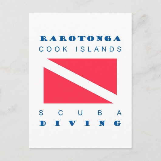 Rarotonga Cookeilanden Briefkaart (Voorkant)
