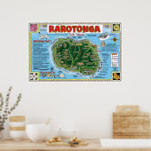 Rarotonga, Cookeilanden Poster (Keuken)