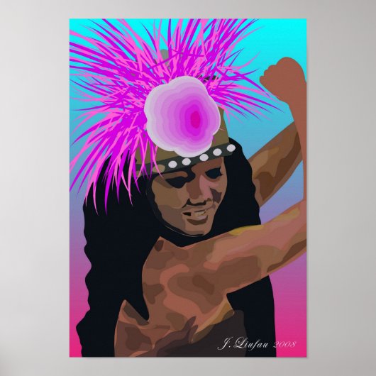 Rarotonga Tamure Poster (Voorkant)