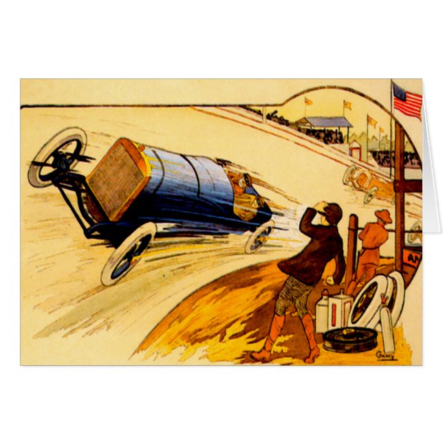 Ras auto ~  motorvoertuig Poster (Voorkant Horizontaal)