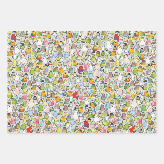 Ras Bird Loafs Variety Inpakpapier Vel (Voorkant 3)