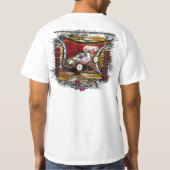 Ras-element vinyl t-shirt (Achterkant)