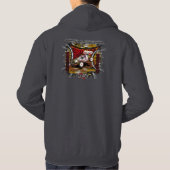 ras element vinylhoodie hoodie (Achterkant)