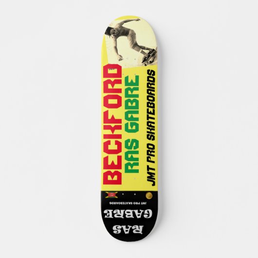 RAS GABRE BECKFORD JMT 7 3/4-inch skateboard Deck (Voorkant)
