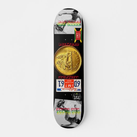 RAS GABRE BECKFORD JMT 7 3/4-inch skateboard Deck (Voorkant)
