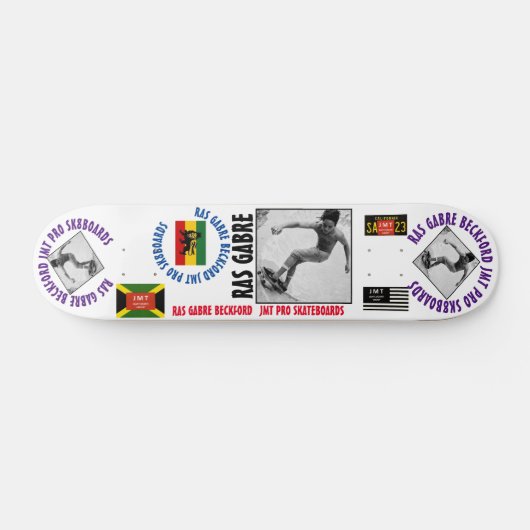 RAS GABRE BECKFORD JMT 7 3/4-inch skateboard Deck (Horizontaal)