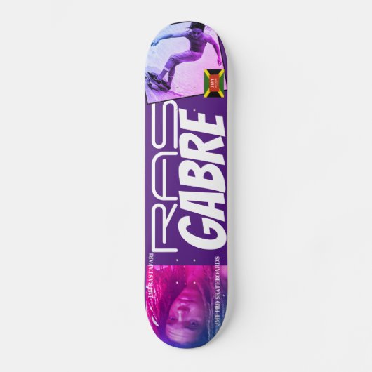 RAS GABRE BECKFORD JMT Skateboard (Voorkant)
