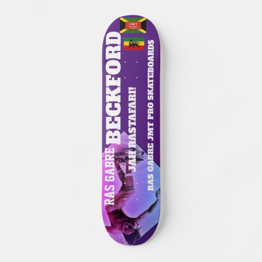 RAS GABRE BECKFORD JMT Skateboard (Voorkant)