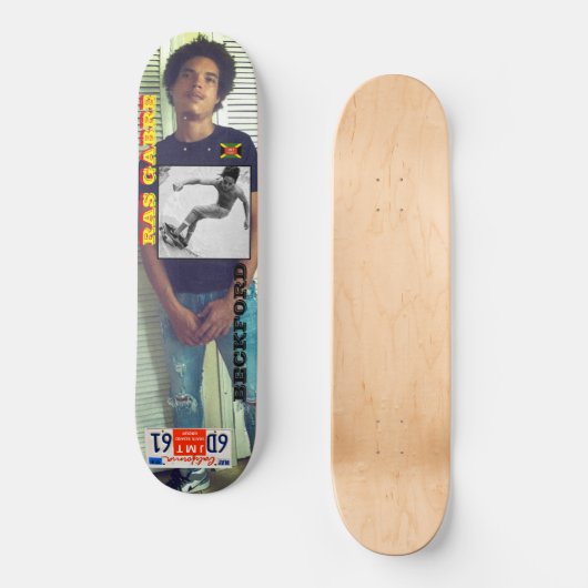 RAS GABRE BECKFORD Skateboard (Voorkant)