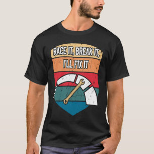 Ras het breekt het zal het auto-auto-auto reparere t-shirt