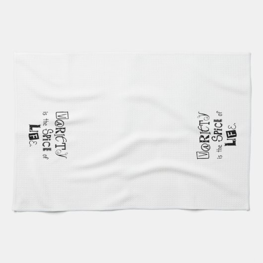 Ras is de Spice of Life Kitchen Hand Towel Theedoek (Horizontaal)