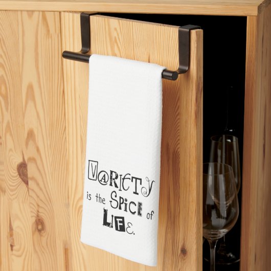 Ras is de Spice of Life Kitchen Hand Towel Theedoek (Derde Gevouwen)