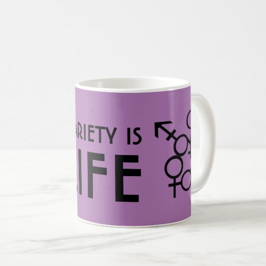 Ras is leven koffiemok (Voorkant rechts)