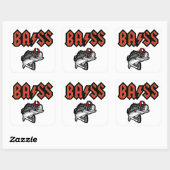 Ras (paarden) vierkante sticker (Vel)