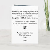 Ra's Setting Sun Kaart (Achterkant)