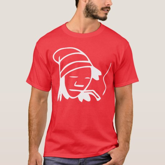 Ras Tafari, contouren T-shirt (Voorkant)