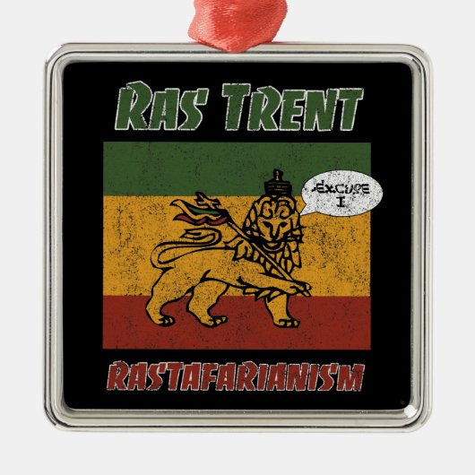 Ras Trent 2 Metalen Ornament (Voorkant)