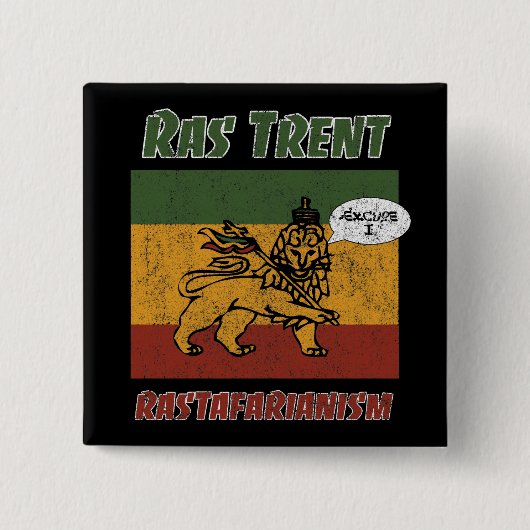 Ras Trent 2 Vierkante Button 5,1 Cm (Voorkant)