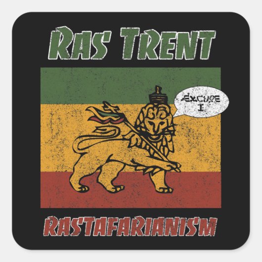 Ras Trent 2 Vierkante Sticker (Voorkant)