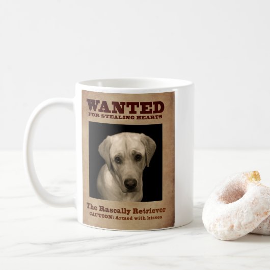 Rasally Retriever, ook bekend onder de naam Yellow Koffiemok (Met donut)