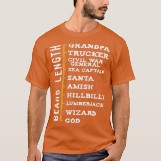 Rasbaard Mannen Dikte T-shirt