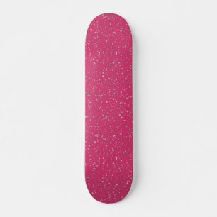 Rasbesroze gespikkelde pasteelverf Stippen Persoonlijk Skateboard