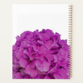 Rasbesroze hydrangeas roze magenta bloemen planner (Achterkant)