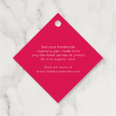 Rasbessen bewaren etiket van rode jam (Achterkant)