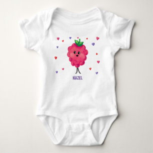 Rasbessen Cartoon Berry First Birthday Romper