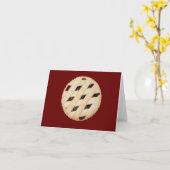 Rasbessen Pie/Tart Notecard Kaart (Gele Bloem)